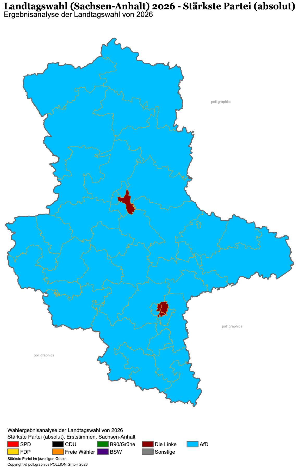 Sachsen-Anhalt Erststimmen Wahlkreissieger 2026